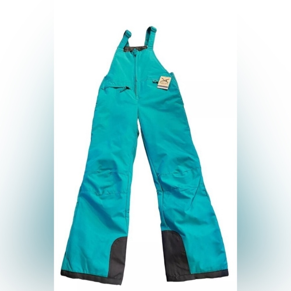 NWT Arctix Kids Insulated Snow Bib Overalls Turquoise XS Unisex Ski Snow Pants